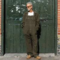 英国 Nigel Cabourn LYBRO DUNGAREE 复古做旧连体裤背带裤牛仔裤